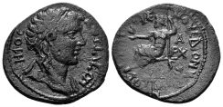 Phrygia, Kotiaion. Time of Valerian and Gallienus. 253-268 AD. AE 24mm (6.56 gm). Diogenes Dionysos, magistrate. SNG München 317