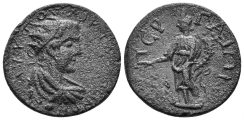 Pamphylia, Perge. Gallienus. 253-268 AD. AE 23mm (7.19 gm). SNG PfPs 434 (same dies)