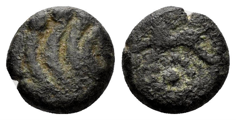Celtic Gaul. Northeast Gaul. Remi. Circa 2nd-1st century BC. 1/4 Stater (1.03 gm, 10mm). Scheers, Traité, S. 644, 152