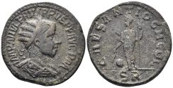 Pisidia, Antioch. Philip I. 244-249 AD. AE 27mm (12.78g). Struck circa 244/5 AD. RPC VIII – (unassigned; ID 3234)