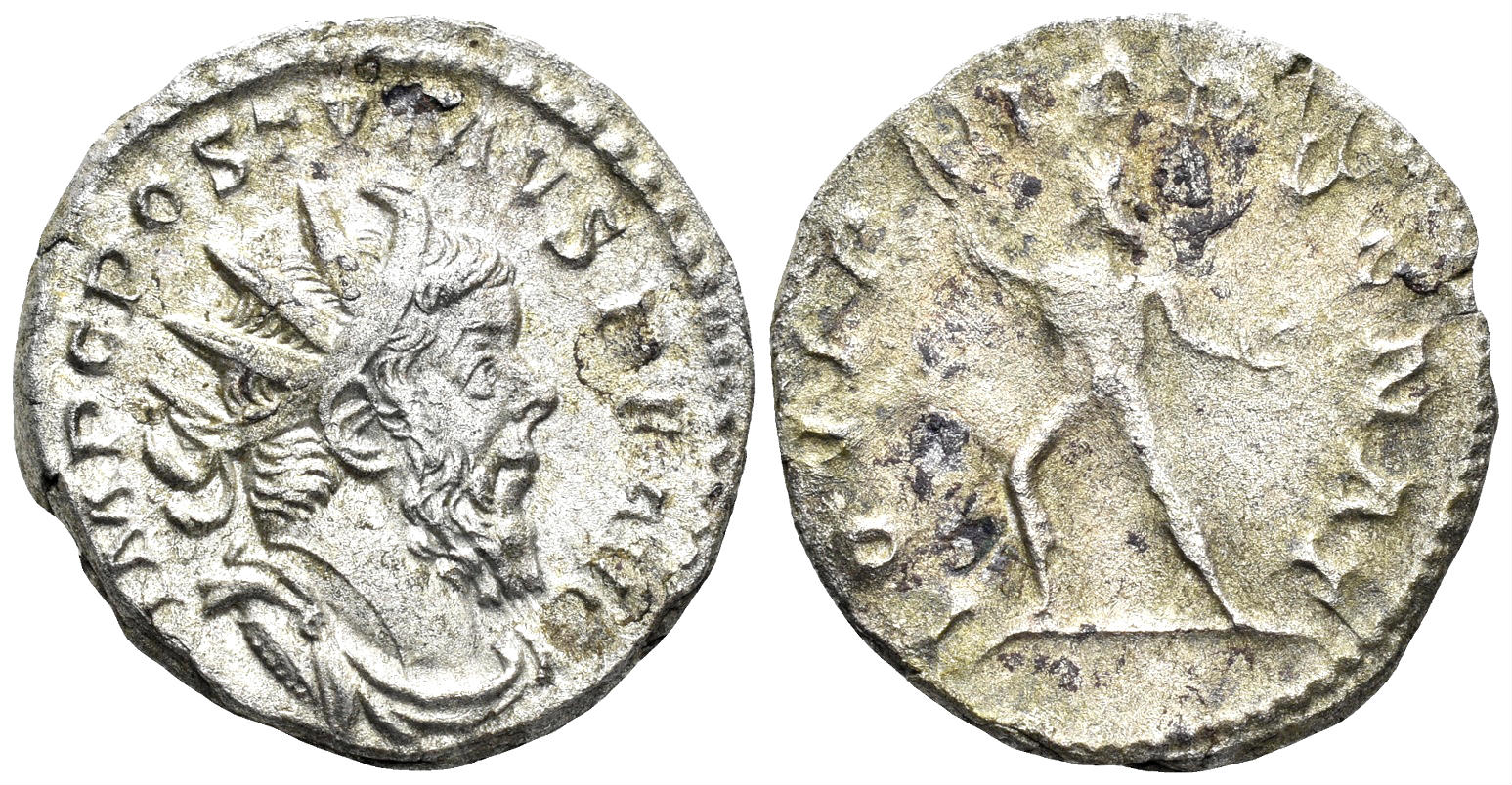 Postumus. 260-269 AD. AR Antoninianus (4.01g, 21mm). Treveri mint. Struck 262 AD. RIC 70