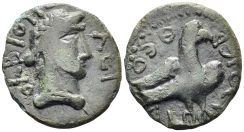 Scythia, Olbia. Late 1st century AD. Theo II, high priest. AE 23mm (6.19g). RPC II 490