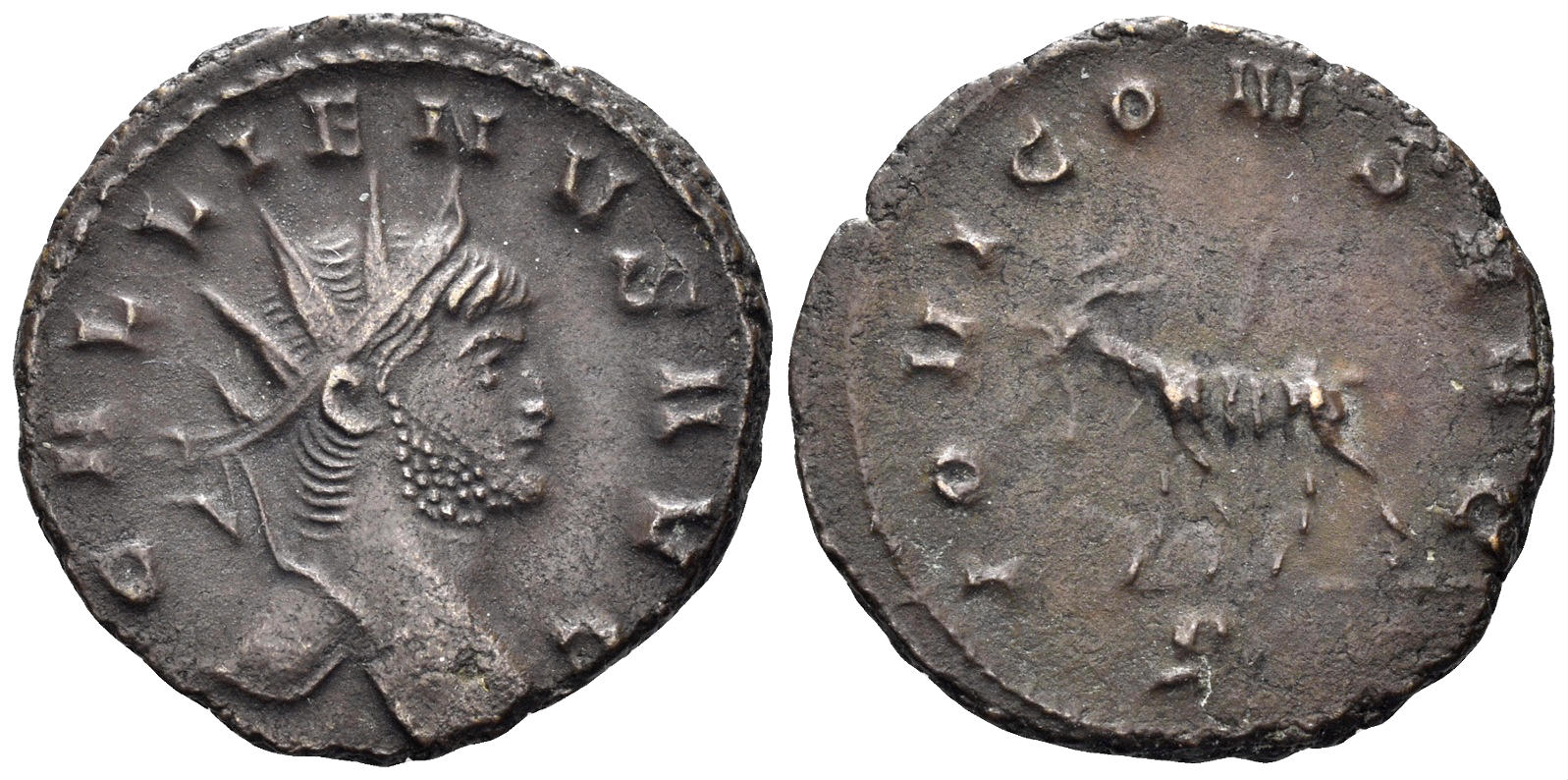 Gallienus. 253-268 AD. AE Antoninianus (3.54g, 20.5mm). 'Zoo' series. Rome mint. Struck 267/8 AD. RIC 207