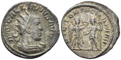 Gallienus. 253-268 AD. BI Antoninianus (3.14g, 21mm). Antioch mint. Struck 256/7 AD. RIC 452