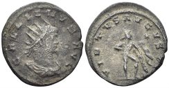 Gallienus. 253-268 AD. BI Antoninianus (3.21g, 22mm). Antioch mint. Struck 263/4 AD. RIC 673