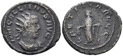 Gallienus. 253-268 AD. AR Antoninianus (3.72g, 23mm). Antioch mint. Struck 253-5 AD. RIC 442