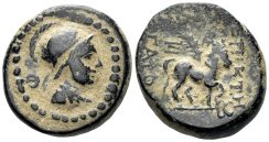 Phrygia, Epikteteis. 2nd-1st centuries BC. AE 20mm (7.98g). BMC 8