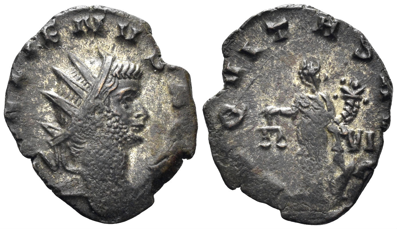 Gallienus. 253-268 AD. AE Antoninianus (2.26g, 20mm). Siscia mint. Struck 262 AD. RIC 159