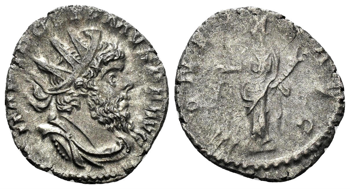 Postumus. 260-268 AD. AR Antoninianus (2.39g, 19mm). Colonia Agrippinensis mint. Struck 261 AD. RIC 75