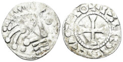 France. Provincial. Blois (comté). Time of Thibaut III. Circa 1037-1089/90. AR Denier (0.93g, 21mm). Poey d’Avant 1690