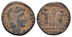 Constantius II. 337-361 AD. AE Follis (1.71g, 15mm). Antioch mint. Struck 337-341 AD. LRBC 1385