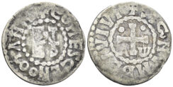 France. Herbert I ´le Éveillé-Chien´. 1015-1035. AR Denier (1.22g, 20.5mm). Cinomanis (Le Mans) mint. Duplessy 398