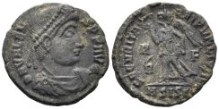 Valens. 364-378 AD. AE3 (2.33g, 18mm). Siscia mint. Struck 367-75 AD. LRBC 1390