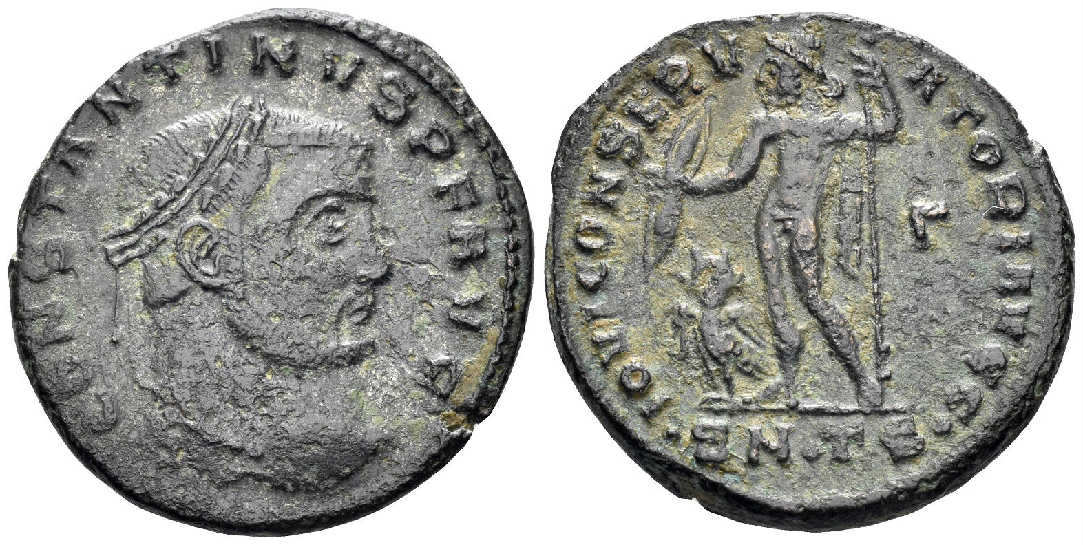 Constantine I 'the Great'. 307-337 AD. AE Follis (6.46g, 24mm). Thessalonica mint. Struck 311 AD. RIC 47b