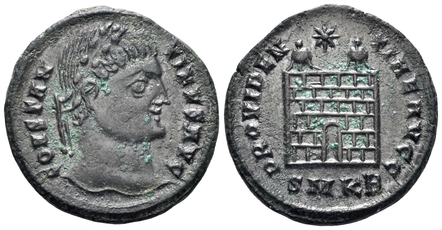 Constantine I 'the Great'. 307-337 AD. AE Follis (3.17g, 19mm). Cyzicus mint. Struck 324/5 AD. RIC 24