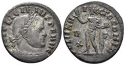 Licinius I. 308-324 AD. AE Follis (3.45g, 19mm). Rome mint. Struck 314/5 AD. RIC 30