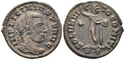 Licinius I. 308-324 AD. AE Follis (3.13g, 20.5mm). Ticinum mint. Struck 313/4 AD. RIC 9