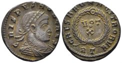 Crispus, Caesar, 316-326 AD. AE Follis (3.18g, 18mm). Rome mint. Struck 321 AD. RIC 234