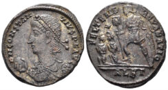 Constantius II. 337-361 AD. AE Centenionalis (5.55g, 21mm). Alexandria mint. Struck 348-50 AD. RIC 55