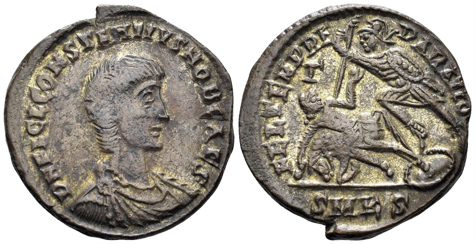 Constantius Gallus, Caesar. 351-354 AD. AE Centenionalis (5.13g, 23mm). Cyzicus mint. Struck 351-4 AD. RIC 79