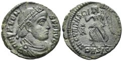Valens. 364-378 AD. AE3 (2.75g, 18mm). Siscia mint. Struck 367-75 AD. RIC 7 b5