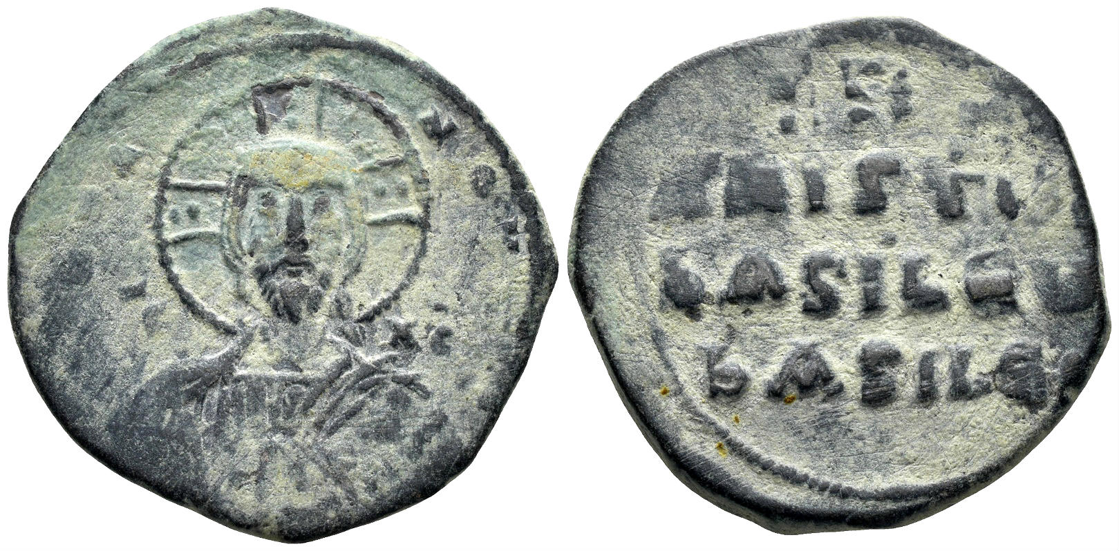 Time of John I. 970-975. AE Anonymous Follis (7.01g, 26mm). Constantinople mint. SB 1793