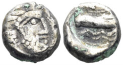 Phoenicia, Arados. 380-351 BC. AR Tetrobol (2.34g, 11.5mm). SNG Copenhagen 15/18