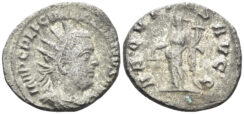 Valerian I. 253-260 AD. BI Antoninianus (4.00g, 22mm). Viminacium mint. Struck 254/5 AD. RIC 209