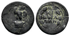 Phrygia. Kibyra. Time of the Antonines. 138-192 AD. AE 16mm (2.17 gm). RPC IV online 1957