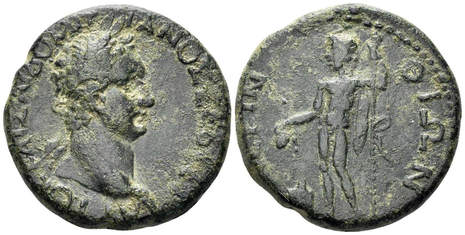 Thrace, Perinthus. Domitian. 81-96 AD. AE 26mm (12.27g). RPC II 363