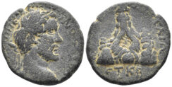 Cappadocia, Caesarea. Antoninus Pius. 138-161 AD. AE 22mm (7.85g). Dated RY 9 (145/6 AD). RPC IV.3 10064