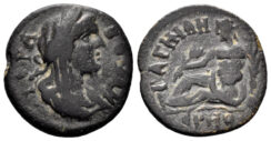Lydia, Bageis. Imperial Times, 3rd Century AD. AE 20mm (3.75 gm). SNG von Aulock 2914