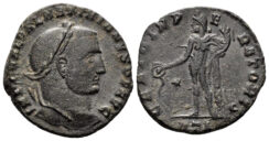 Galerius. 305-311 AD. AE Follis (5.63 gm, 24mm). Heraclea mint. Struck 310 AD. RIC 48a