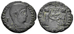 Magnentius. 350-353 AD. AE Maiorina (3.54 gm, 20mm). Rome mint. Struck 351-352 AD. RIC 222