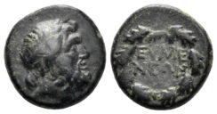 Phrygia, Eumeneia. Before 133 BC. AE 14mm (3.32 gm). SNG Copenhagen 377-8