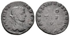 Licinius II, Caesar. 317-324 AD. AE Follis (2.56 gm, 18mm). Arelate mint. Struck 320/1 AD. RIC 221