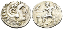 Macedonian Kingdom. Alexander III ‘the Great’. 336-323 BC. AR Tetradrachm (16.97g, 26mm). Arados mint. Struck circa 245-214 BC. Price 3365