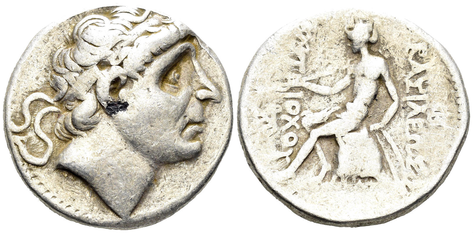 Seleukid Kingdom. Antiochos II Theos. 261-246 BC. AR Tetradrachm (16.86g, 28mm). Seleukeia on the Tigris mint. SC 587.4