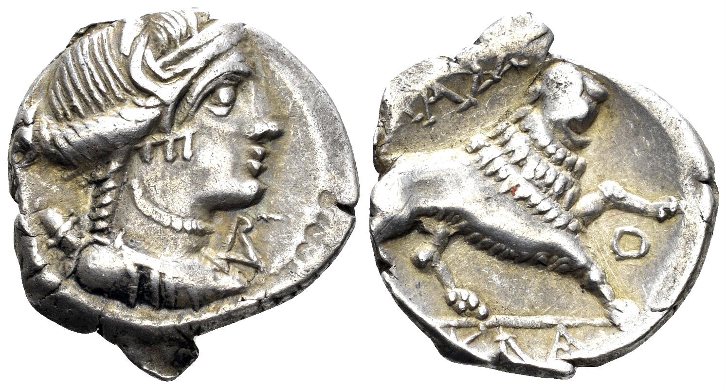 Gaul. Massalia. Circa 90-49 BC. AR Drachm (2.72g, 17mm). Maurel 761