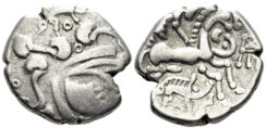Celtic Northwest Gaul. Baiocasses. Circa 100-50 BC. AR Stater (5.83g, 21mm). DT 2266