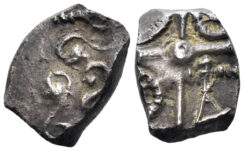 Celtic Southwestern Gaul. Ruteni. 2nd-1st century BC. AR Drachm (2.13g, 13mm). Depeyrot, NC II, 183