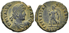 Valens. 364-378 AD. AE3 (2.18g, 17mm). Alexandria mint. Struck 367-75 AD. RIC 3b