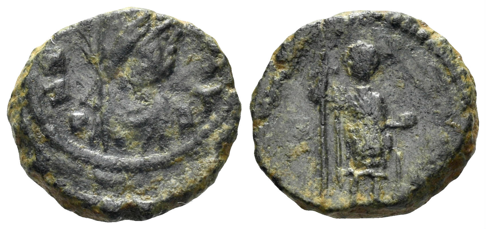 Zeno. 476-491 AD. AE Nummus (1.29g, 12mm). Uncertain mint. RIC 953-7