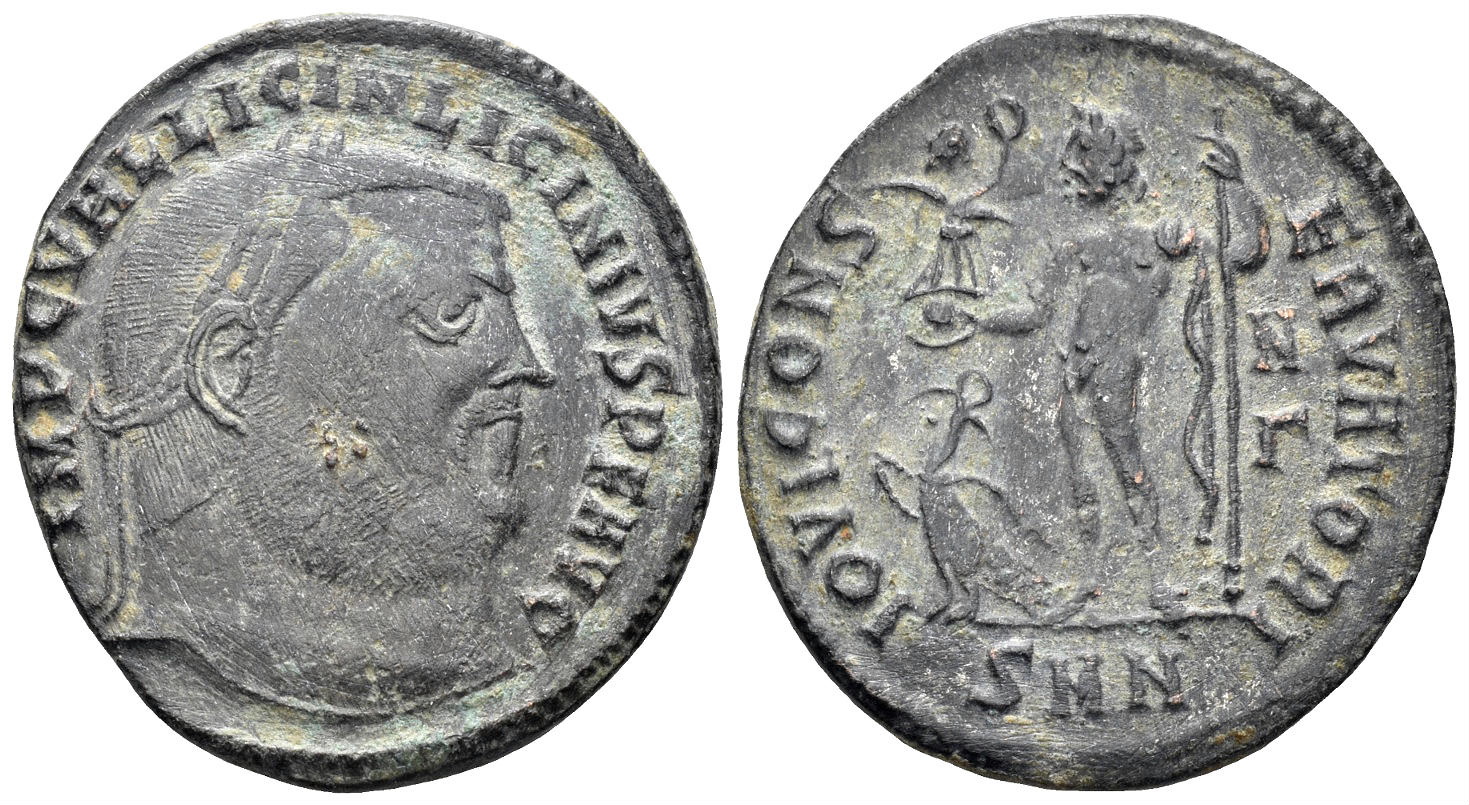 Licinius I. 308-324 AD. AE Follis (g, mm). Nicomedia mint. Struck 313-7 AD. RIC 15