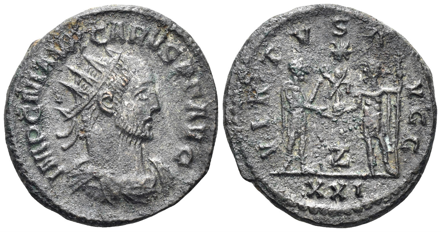 Carus. 282-283 AD. AE Antoninianus (4.60g, 20mm). Antioch mint. Struck 282/3 AD. RIC 325