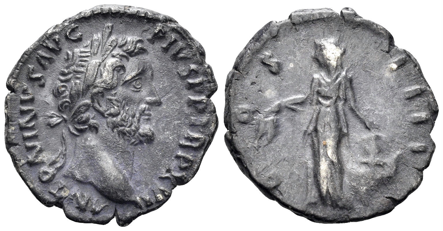Antoninus Pius. 138-161 AD. AR Denarius (3.23g, 18mm). Rome mint. Struck 152/3 AD. RIC 221