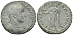 Lydia, Sala. Elagabalus. 218-222 AD. AE 25mm (8.80g). Lucius Cornelius (first archon for the second time), magistrate. RPC VI online 4563.12 (this coin)