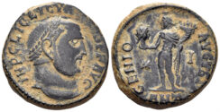 Licinius I. 308-324 AD. AE Follis (5.74g, 20mm). Antioch mint. Struck 312 AD. RIC 164a