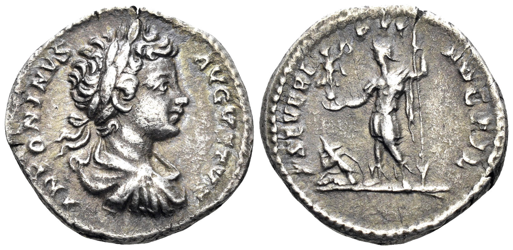 Caracalla. 198-217 AD. AR Denarius (2.37g, 18mm). Rome mint. Struck 199-200 AD. RIC 45