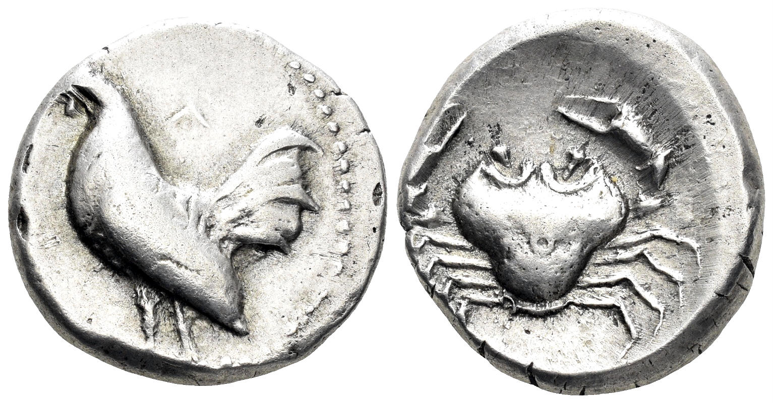Sicily, Himera. Circa 480-470 BC. AR Drachm (4.16g, 17mm). Westermark, Himera 115